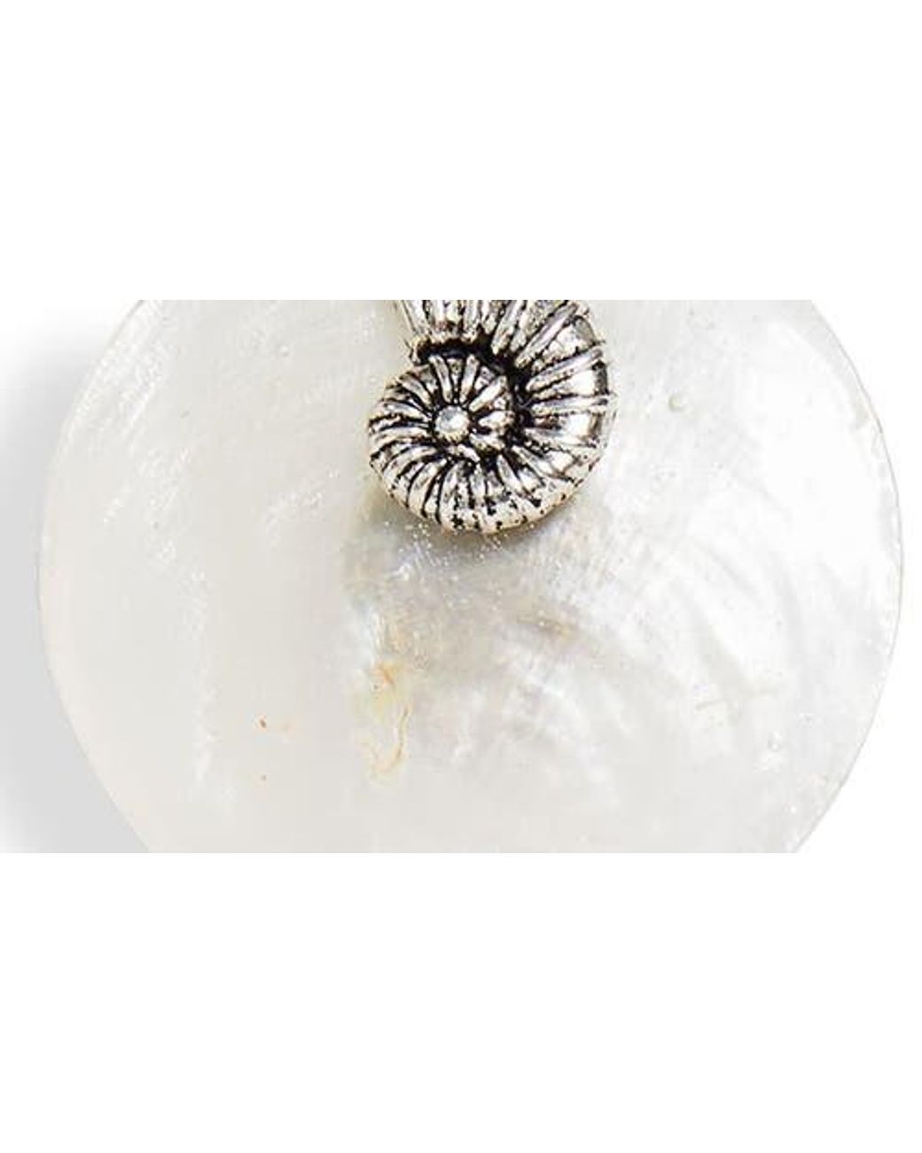 Isshi Sanctuary Mismatched Drop Earrings in White | Lyst