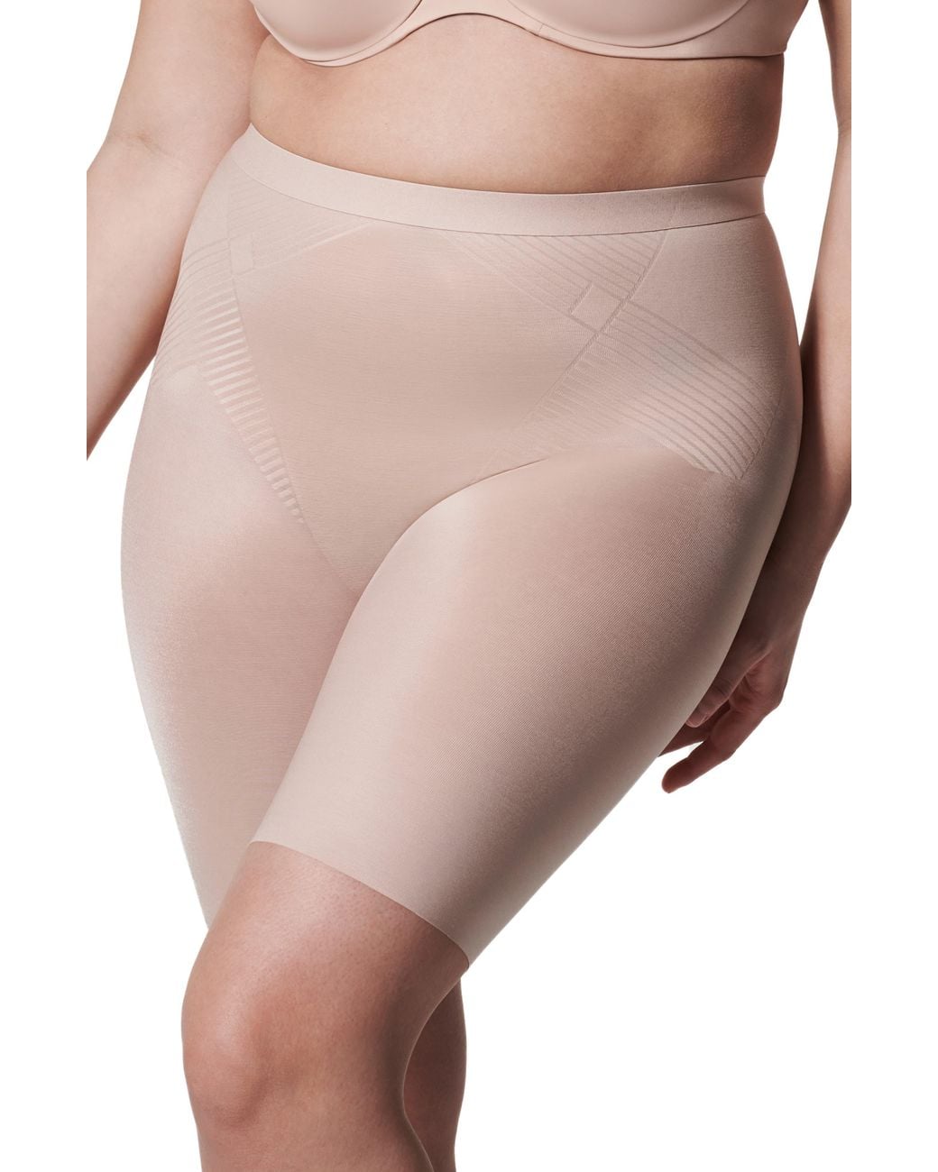 Spanx Natural Spanxshape Invisible Mid-Thigh Shorts