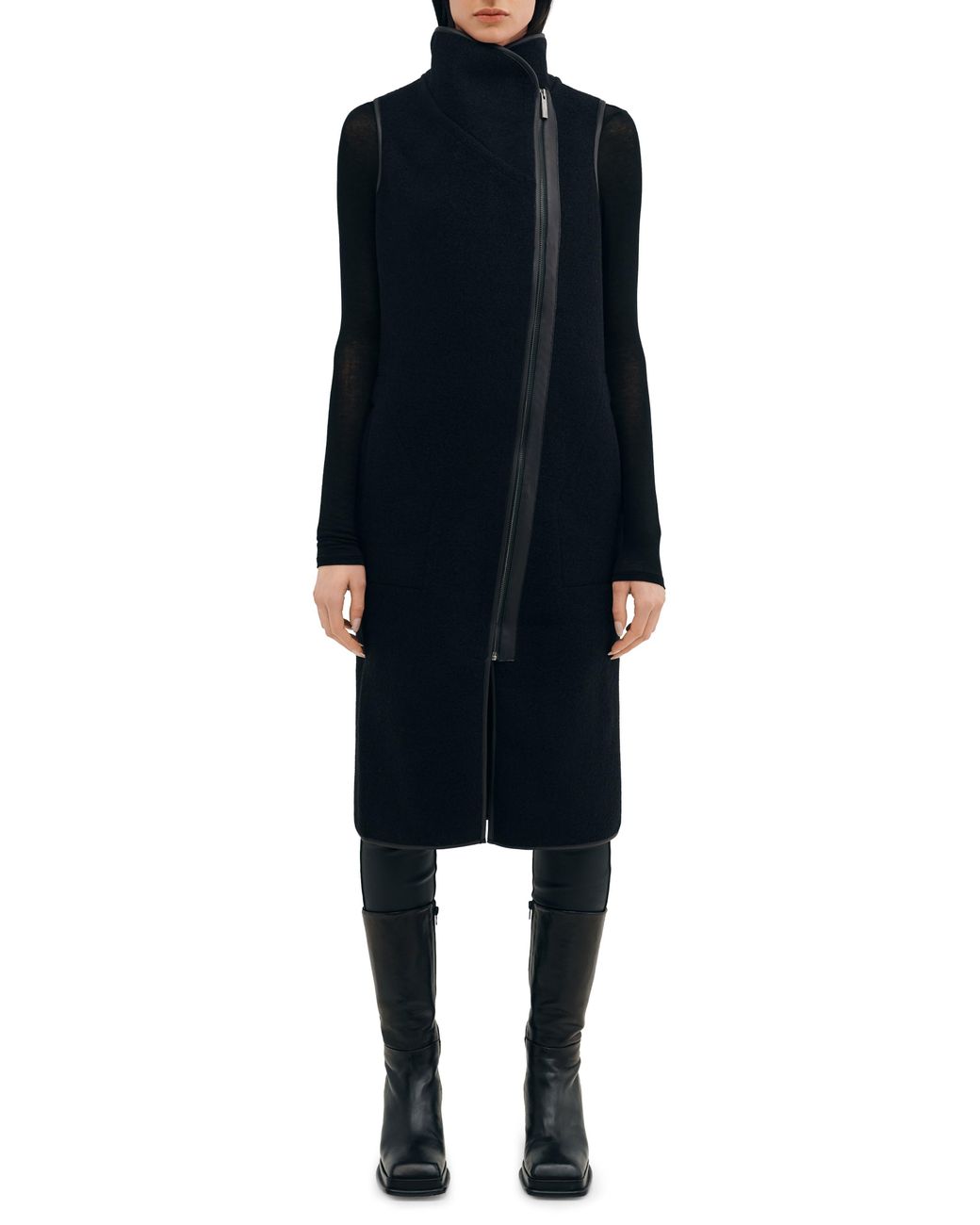 MARCELLA Blue Kendra Virgin Wool Vest
