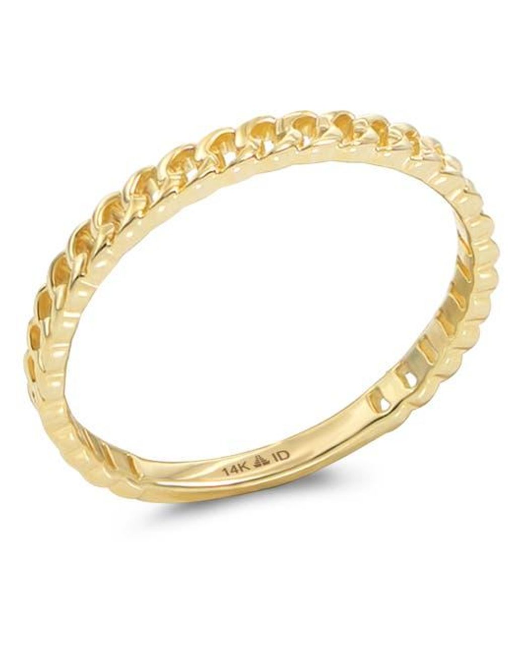 DEVATA Metallic Cuban Link Ring