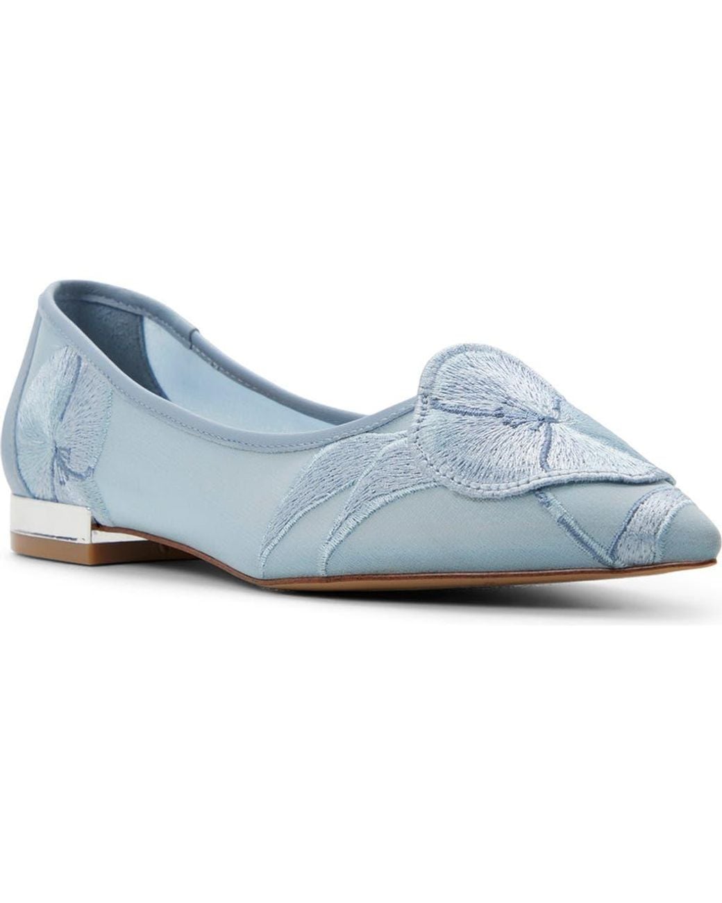 Ted Baker Blue Ella Mae Pointed Toe Flat