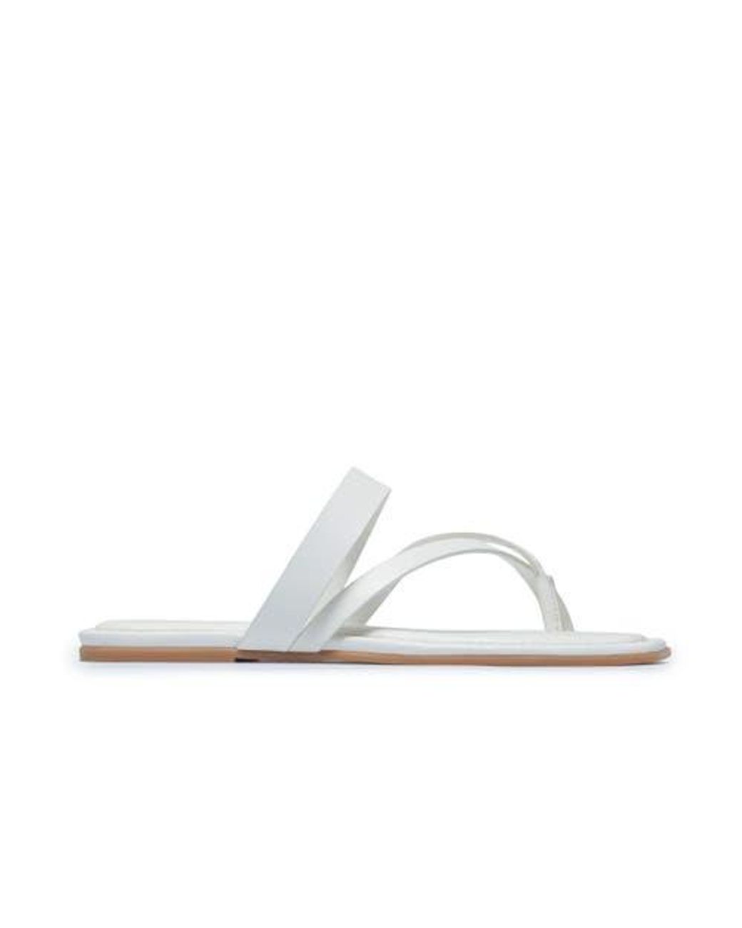 Bernardo White Ocana Toe Ring Sandal