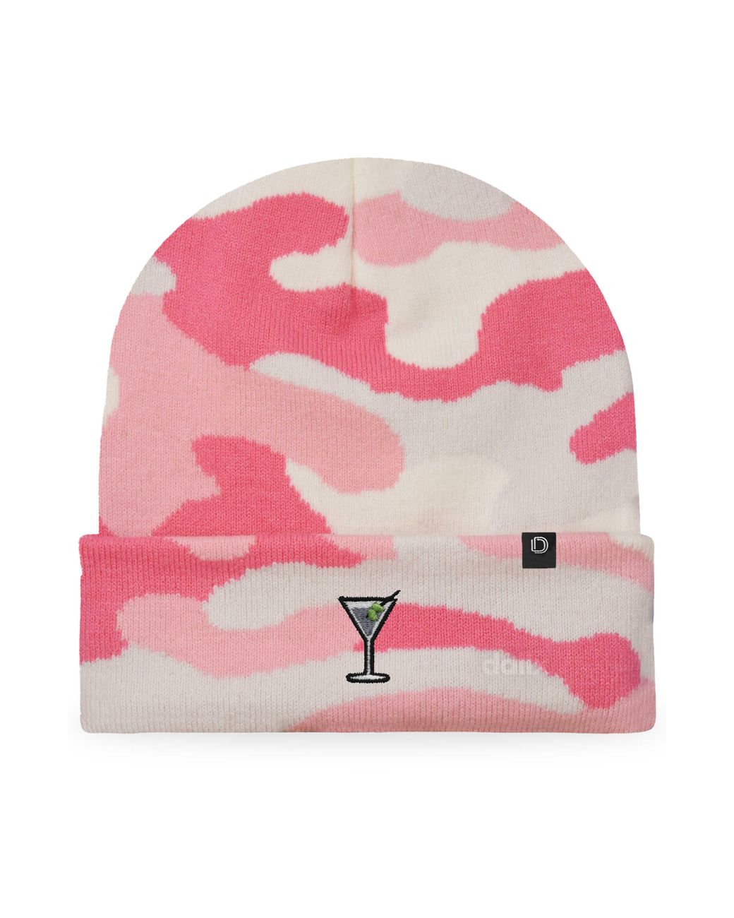 Alix Pink Martini Beanie Cap