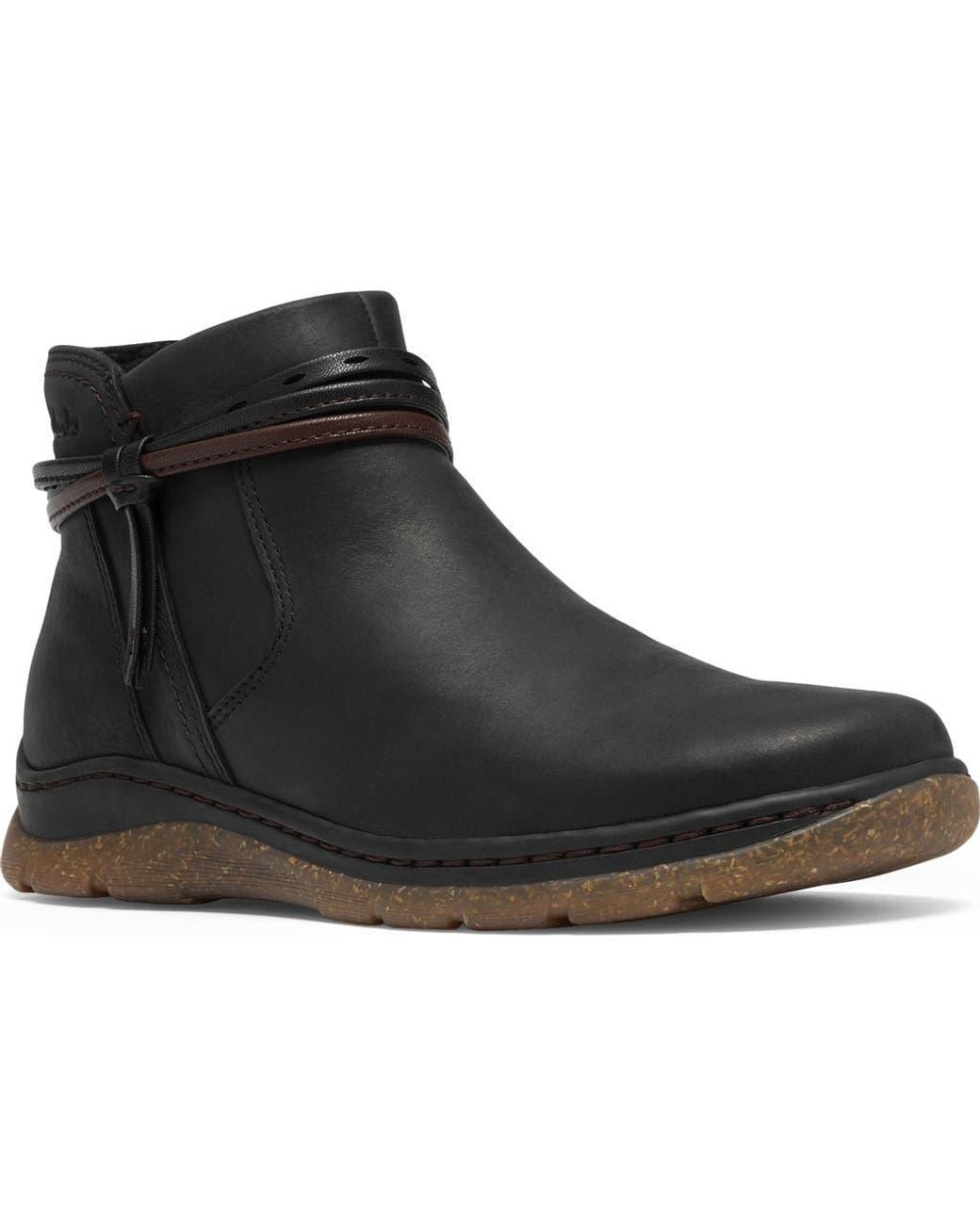 Clarks Black Orlene Roam Leather Bootie