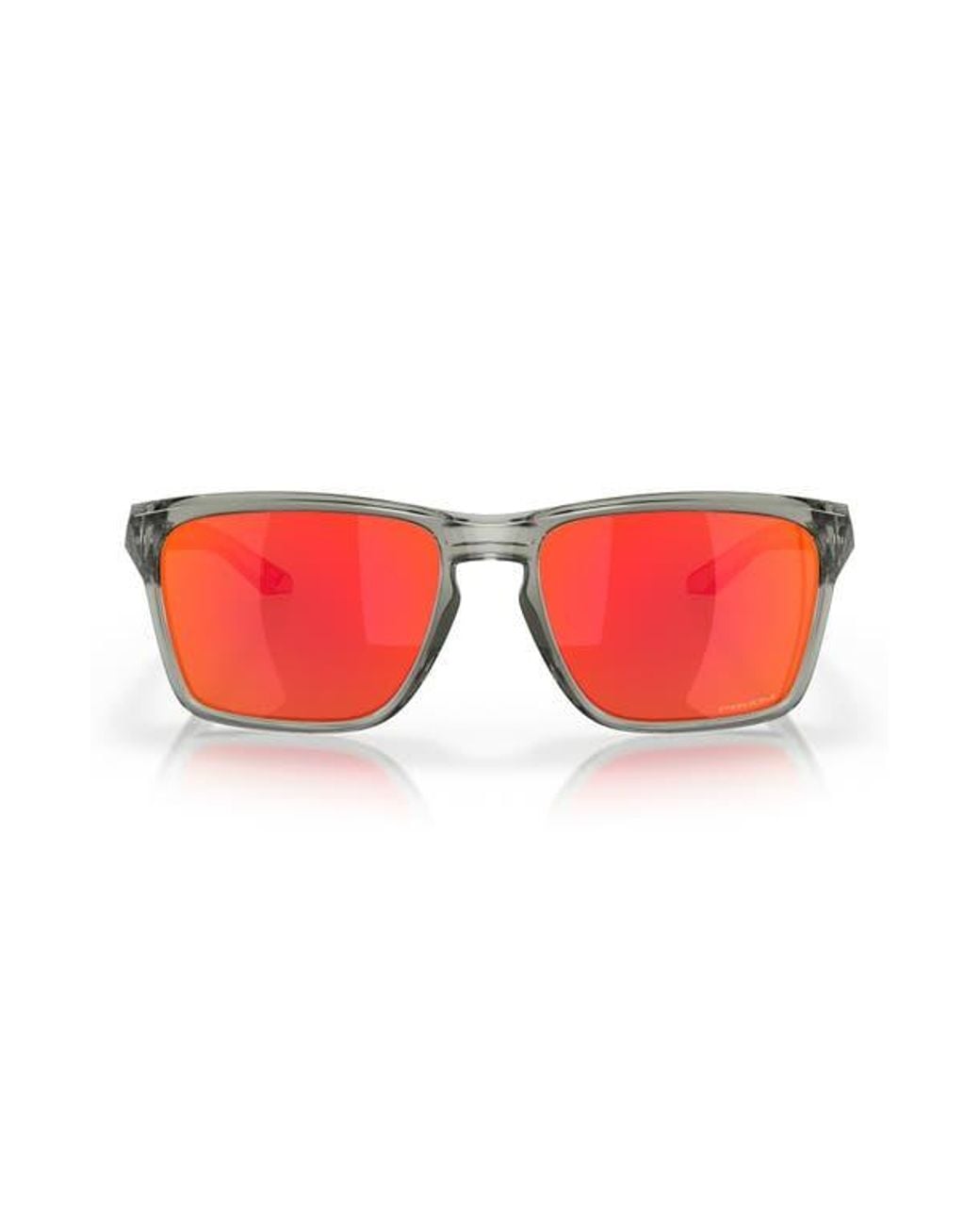 Oakley Red Sylas 57Mm Prizm Rectangular Sunglasses for men