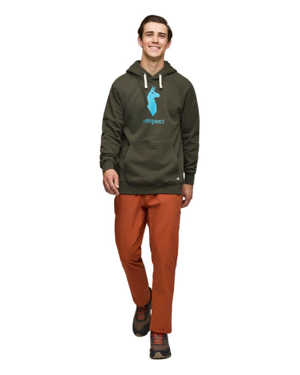 COTOPAXI Green Llama Pullover Hoodie for men