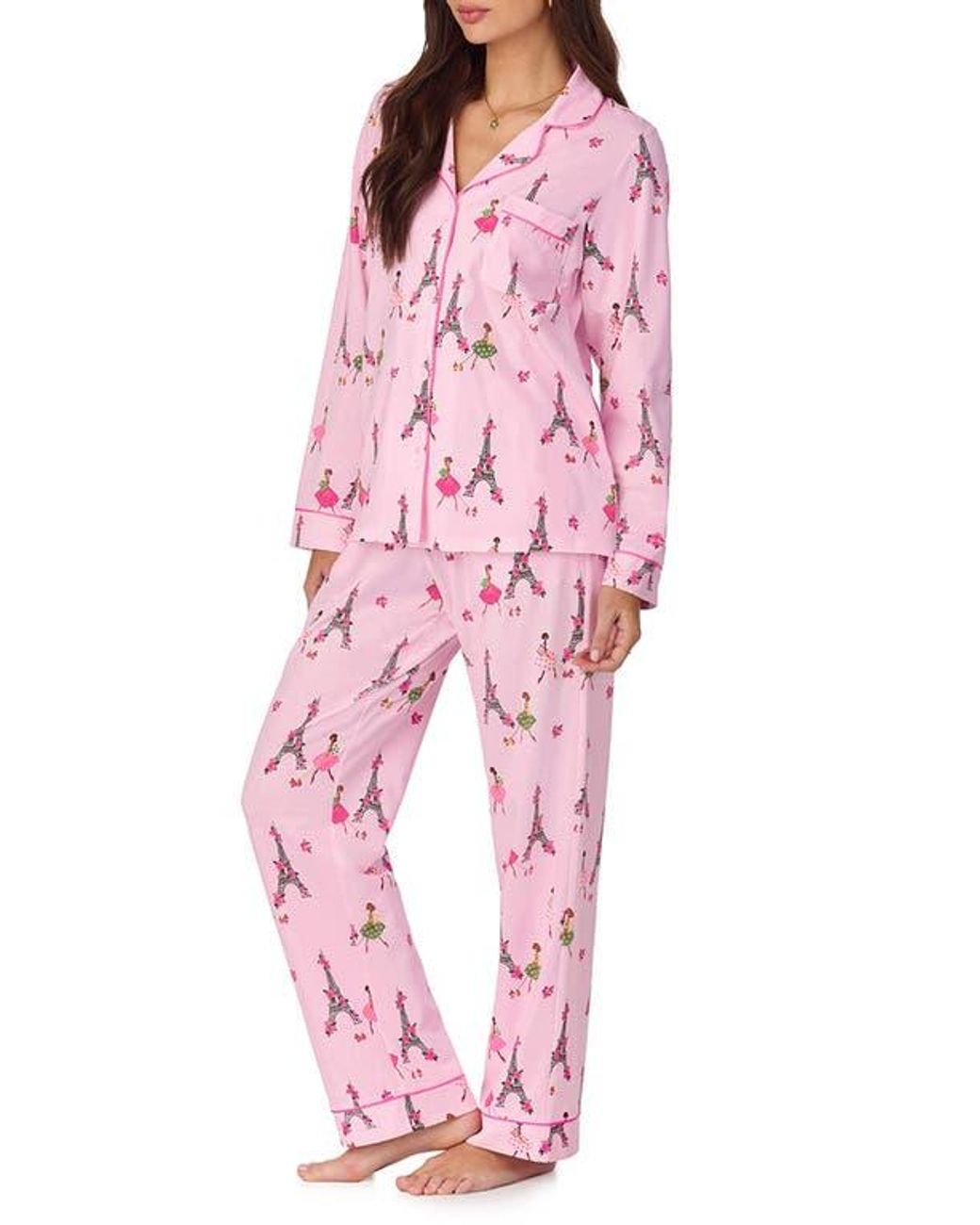 Brum Pyjamas Bedhead Print Stretch Jersey Pajamas in Red | Lyst