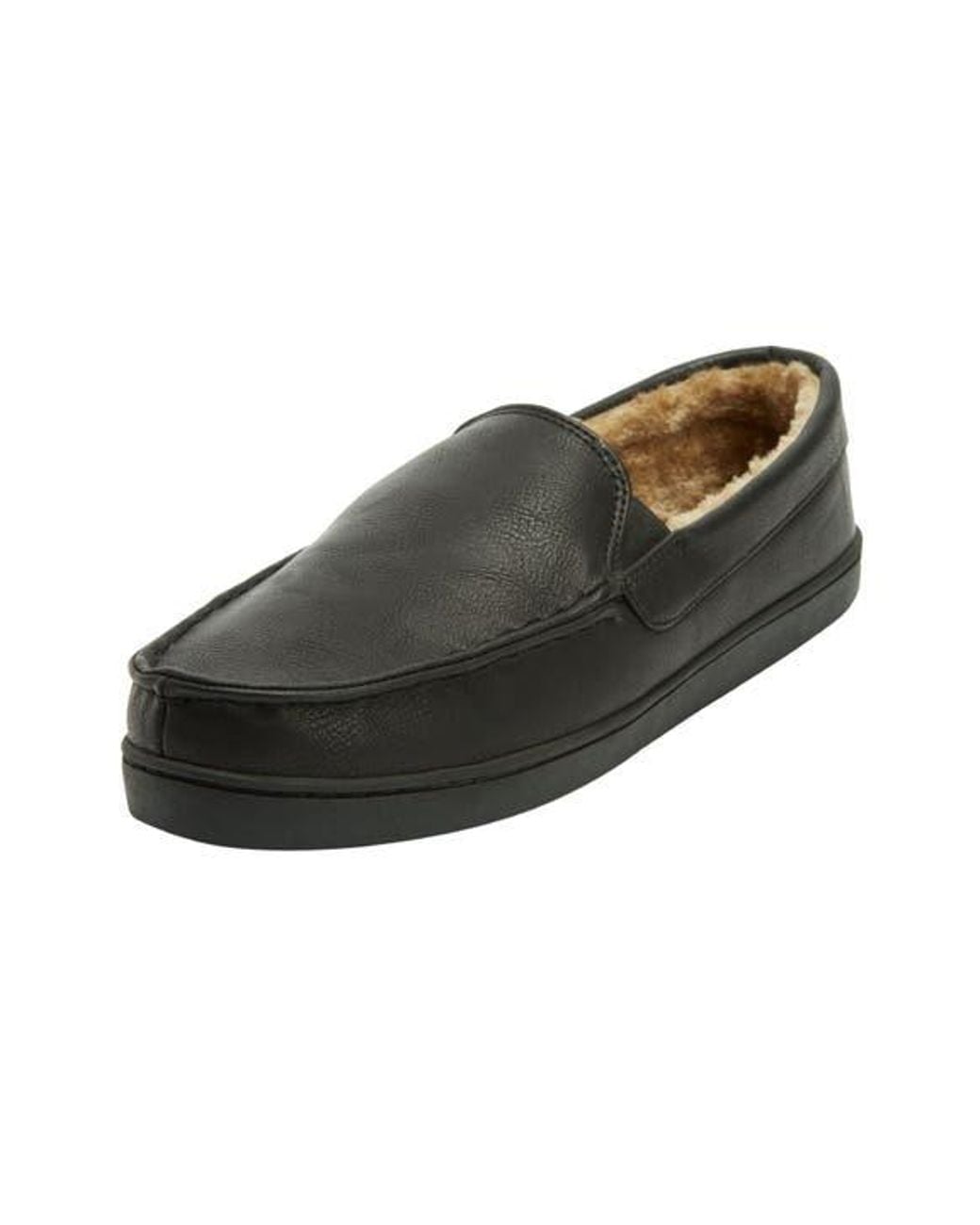 Kingsize Black Romeo Slippers for men