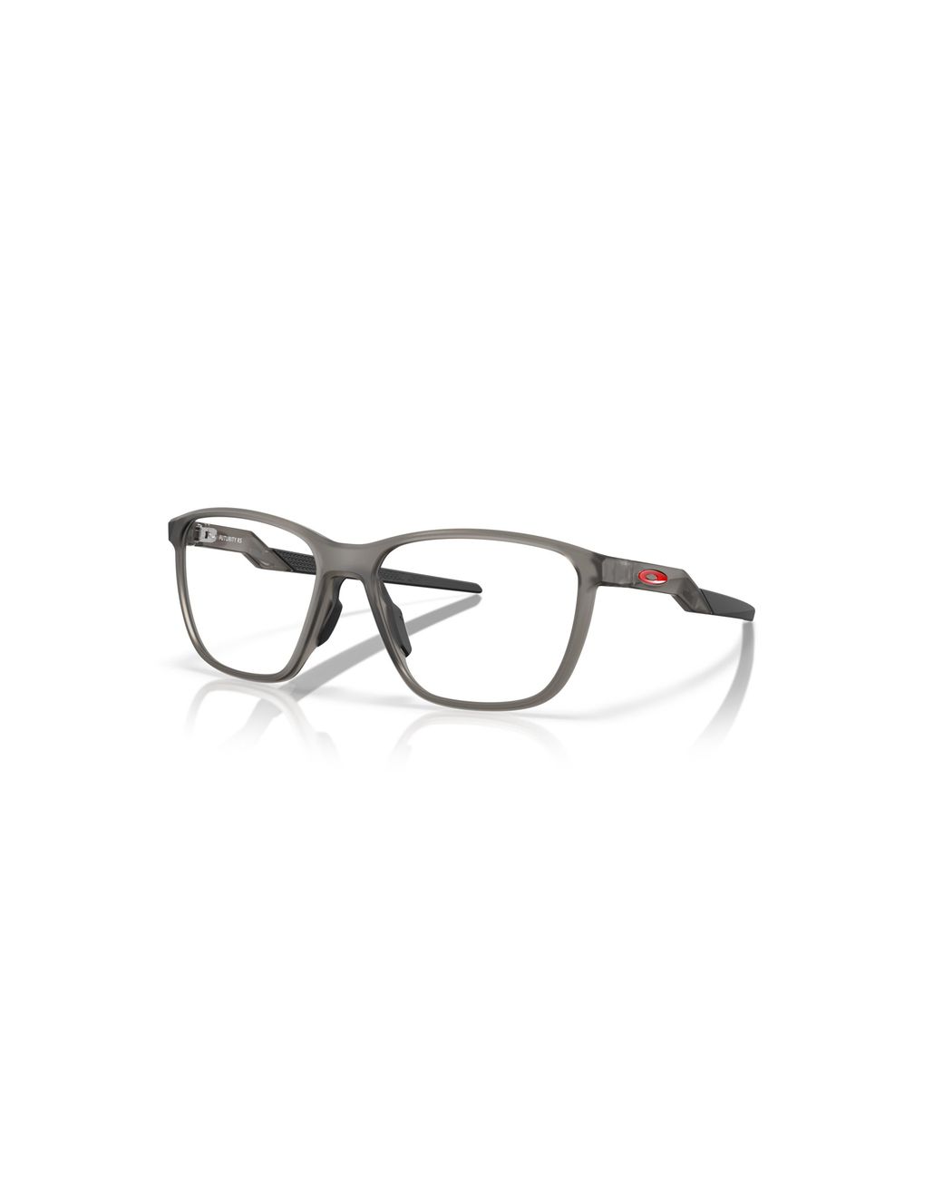 Oakley Gray 56Mm Square Optical Glasses for men