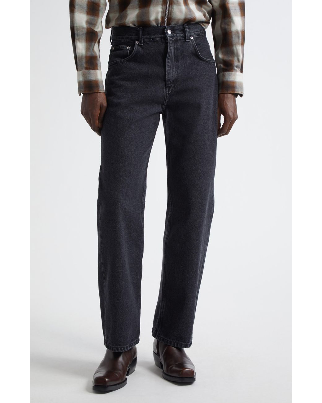 Second Layer Blue Big Papi Slim Straight Leg Jeans for men