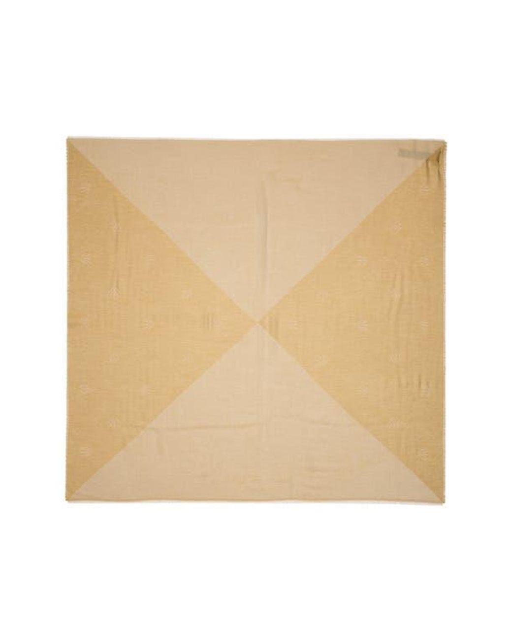 Rag & Bone Natural Geo Dagger Wool Blend Square Scarf