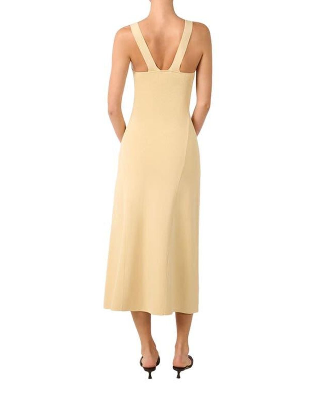 knee length dresses for ladies Cape Midi Dress – WeWoreWhat main image 0