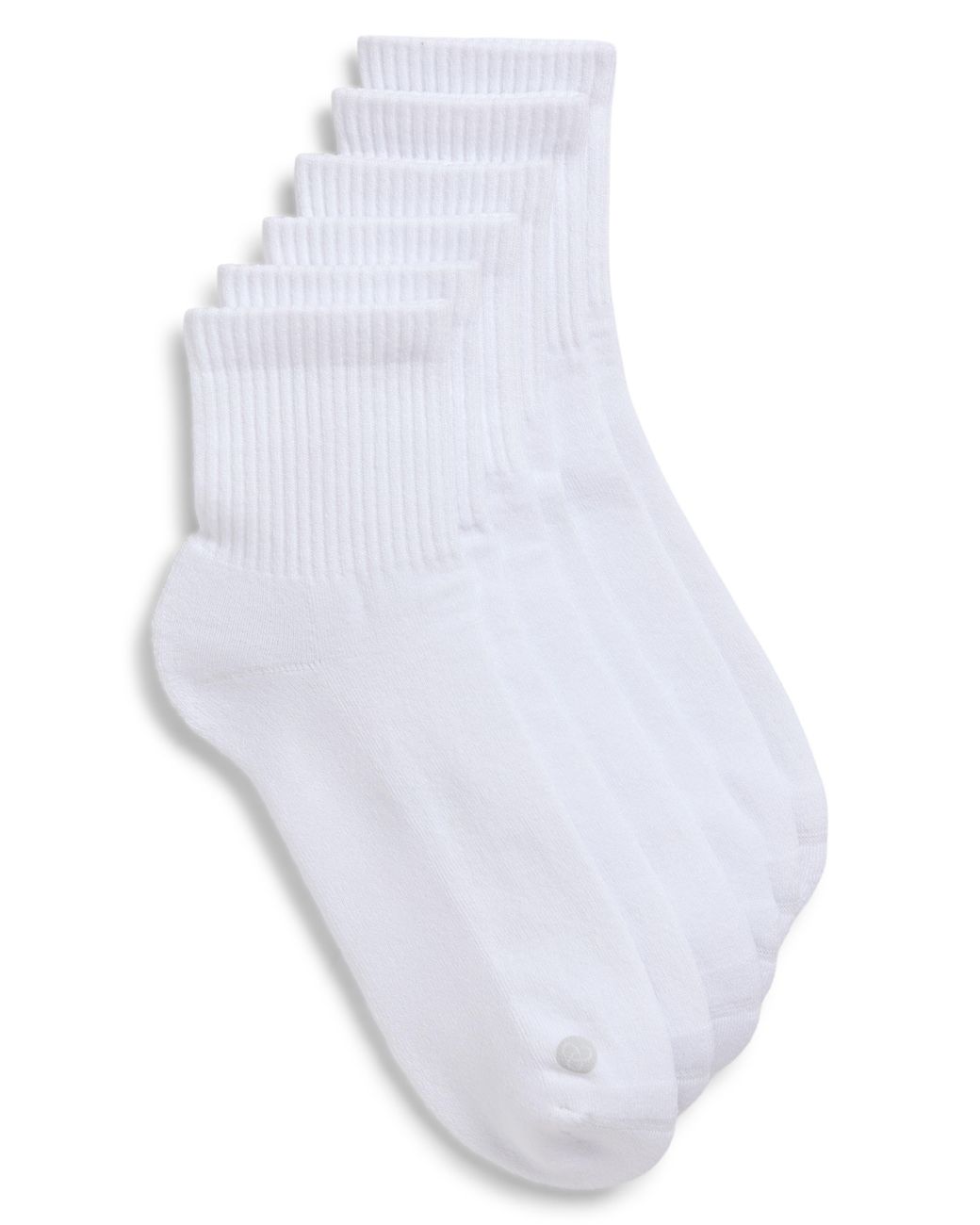 Zella White Assorted 3-Pack Half Crew Socks