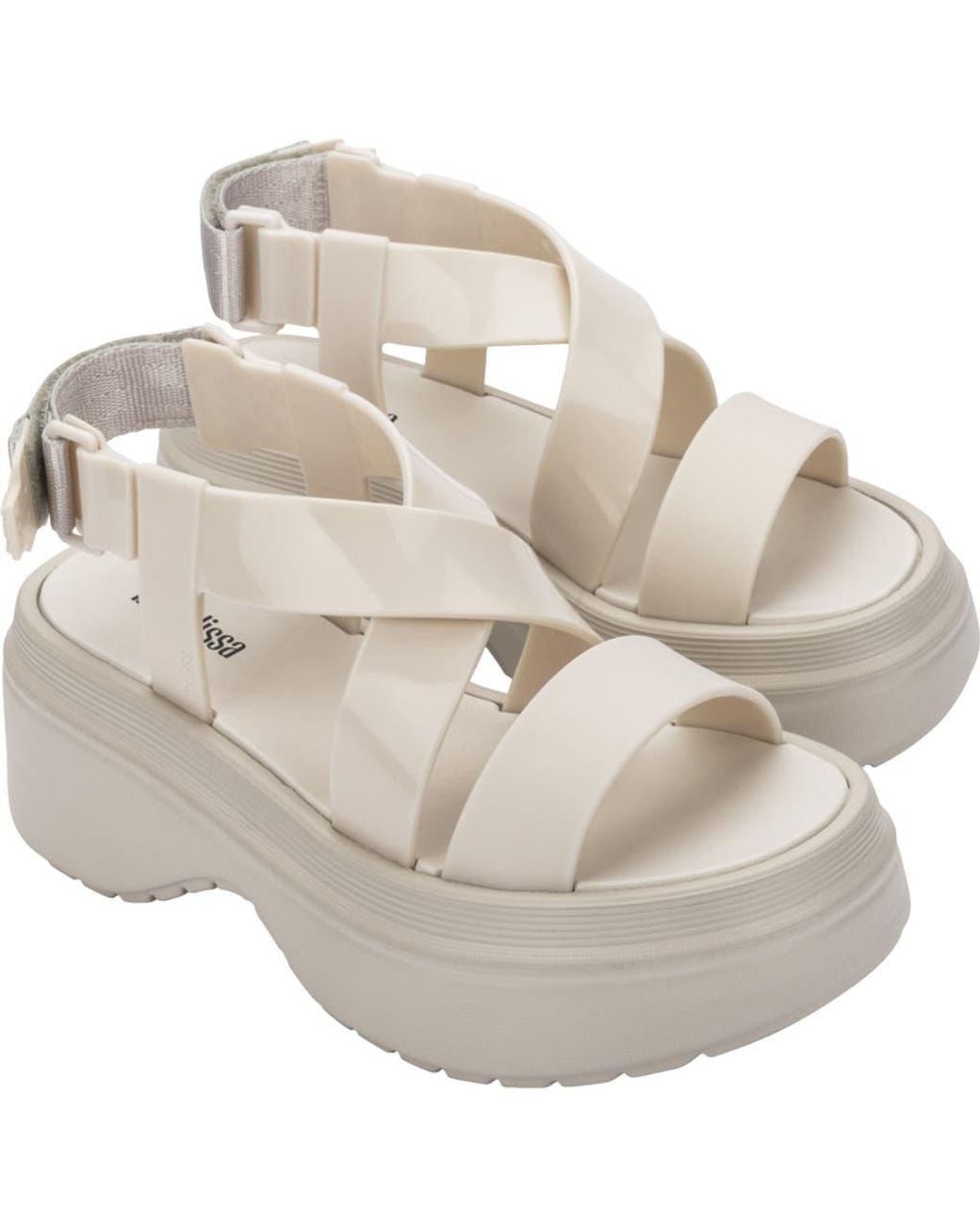 Melissa Metallic Stand Platform Sandal