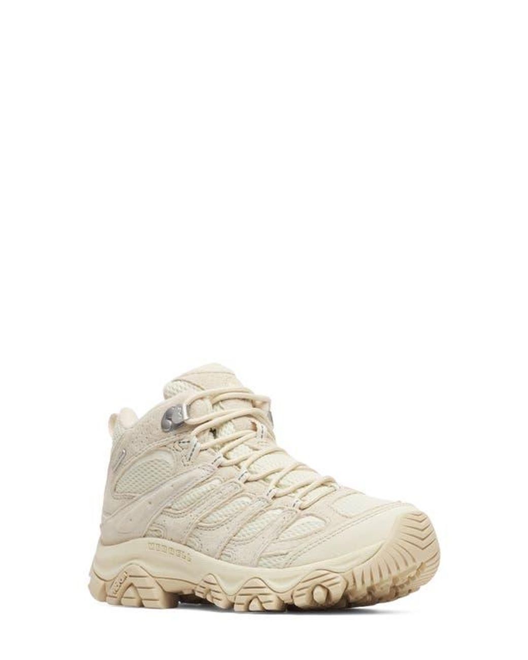 Merrell White Moab 3 Waterproof Hiking Boot