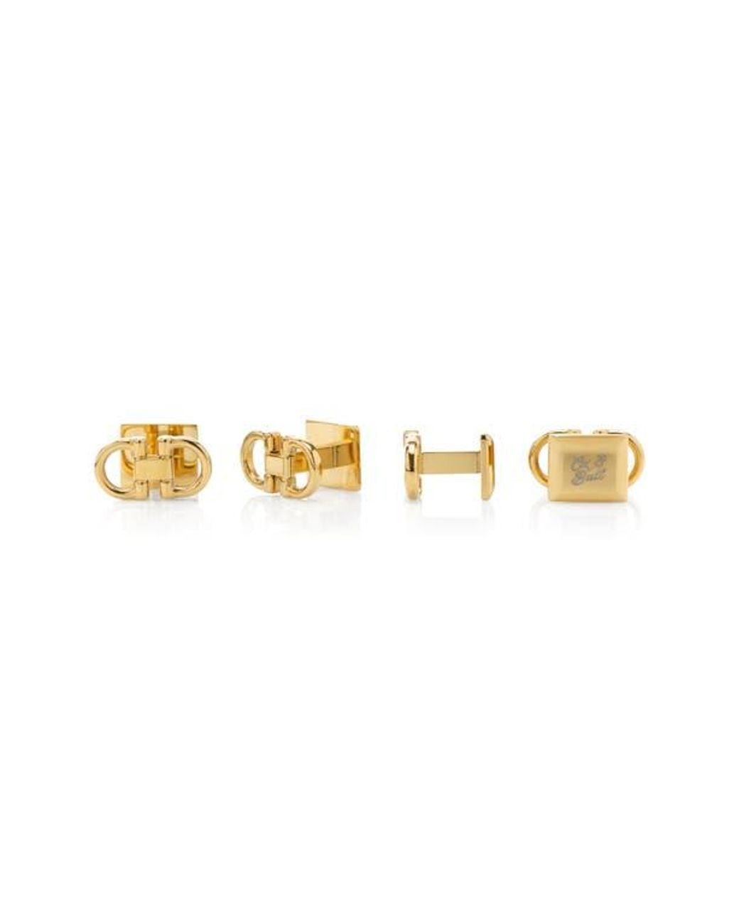 Cufflinks Inc. Metallic Horse Bit Shirt Studs for men