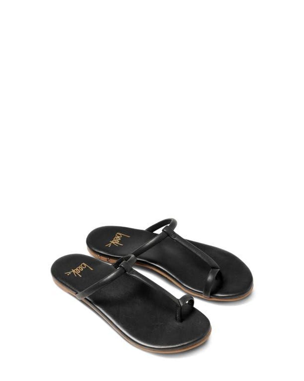 Beek Black Teebird Slide Sandal