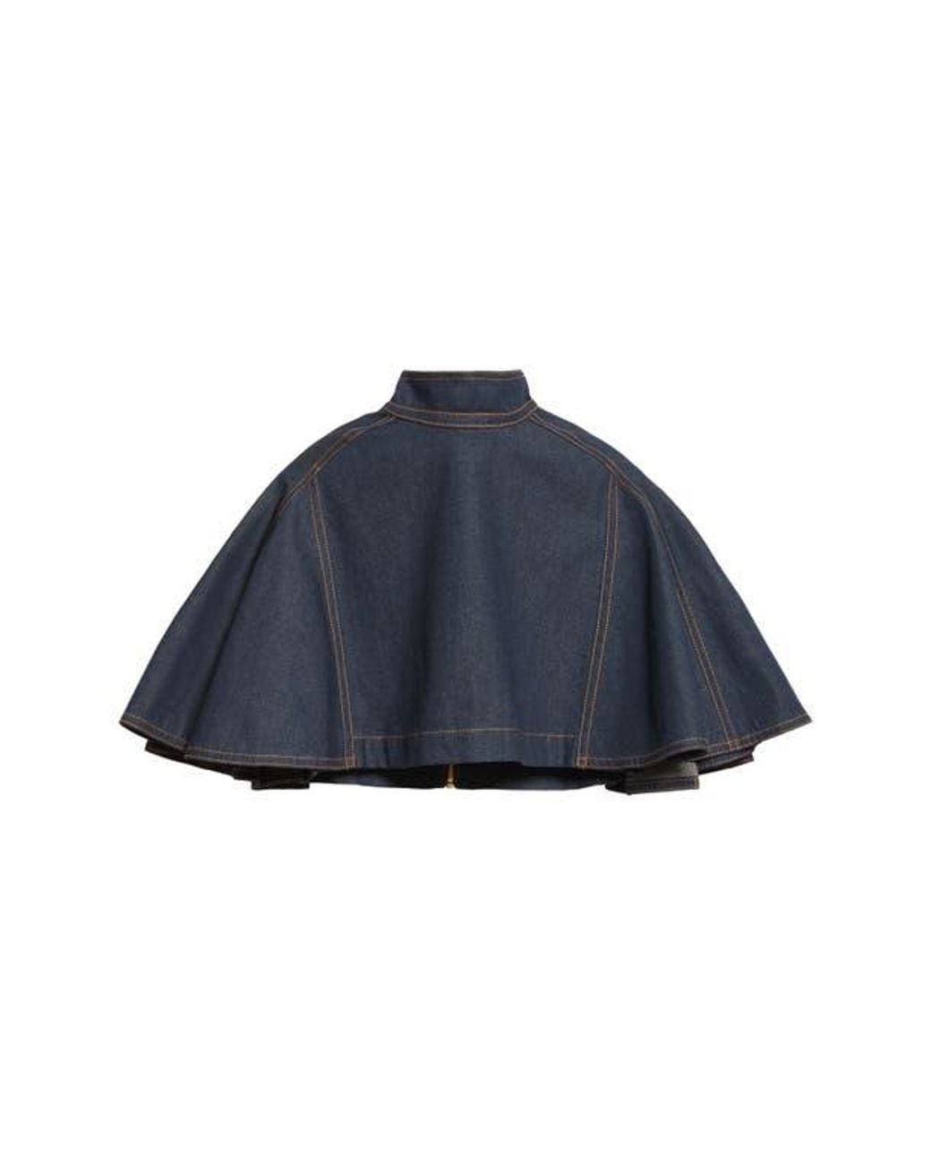 Zimmermann Hypnotic Denim Cape Top in Blue | Lyst
