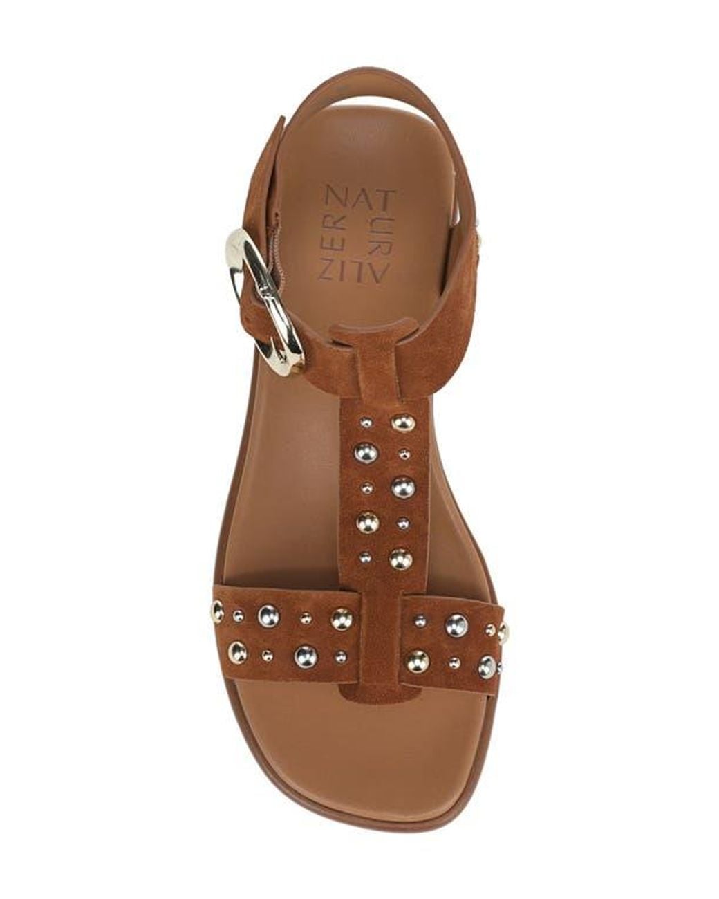 Naturalizer Brown Brandy T-Strap Sandal