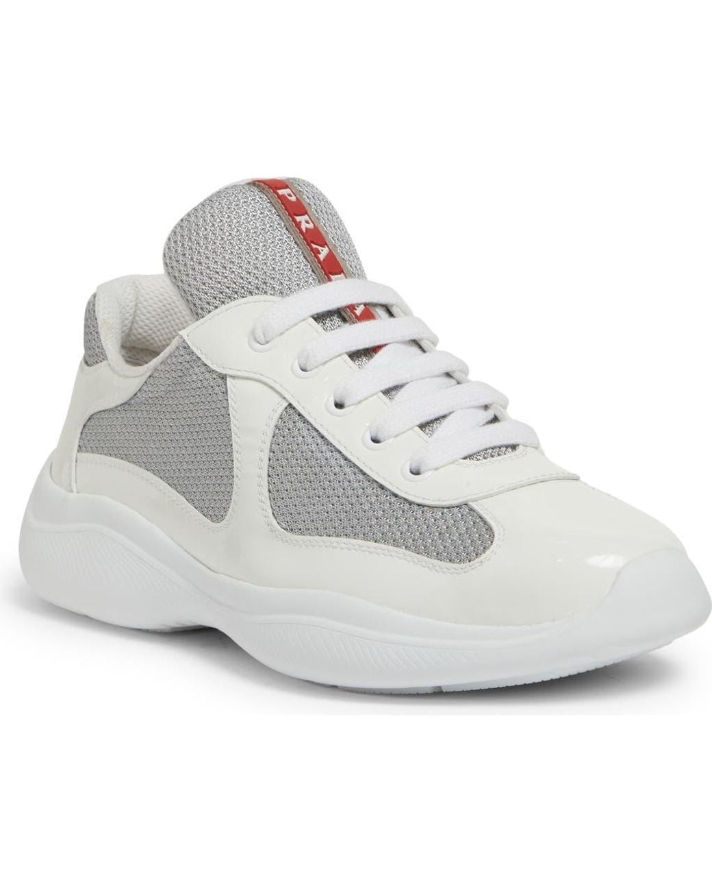 Prada Gray America's Cup Sneaker