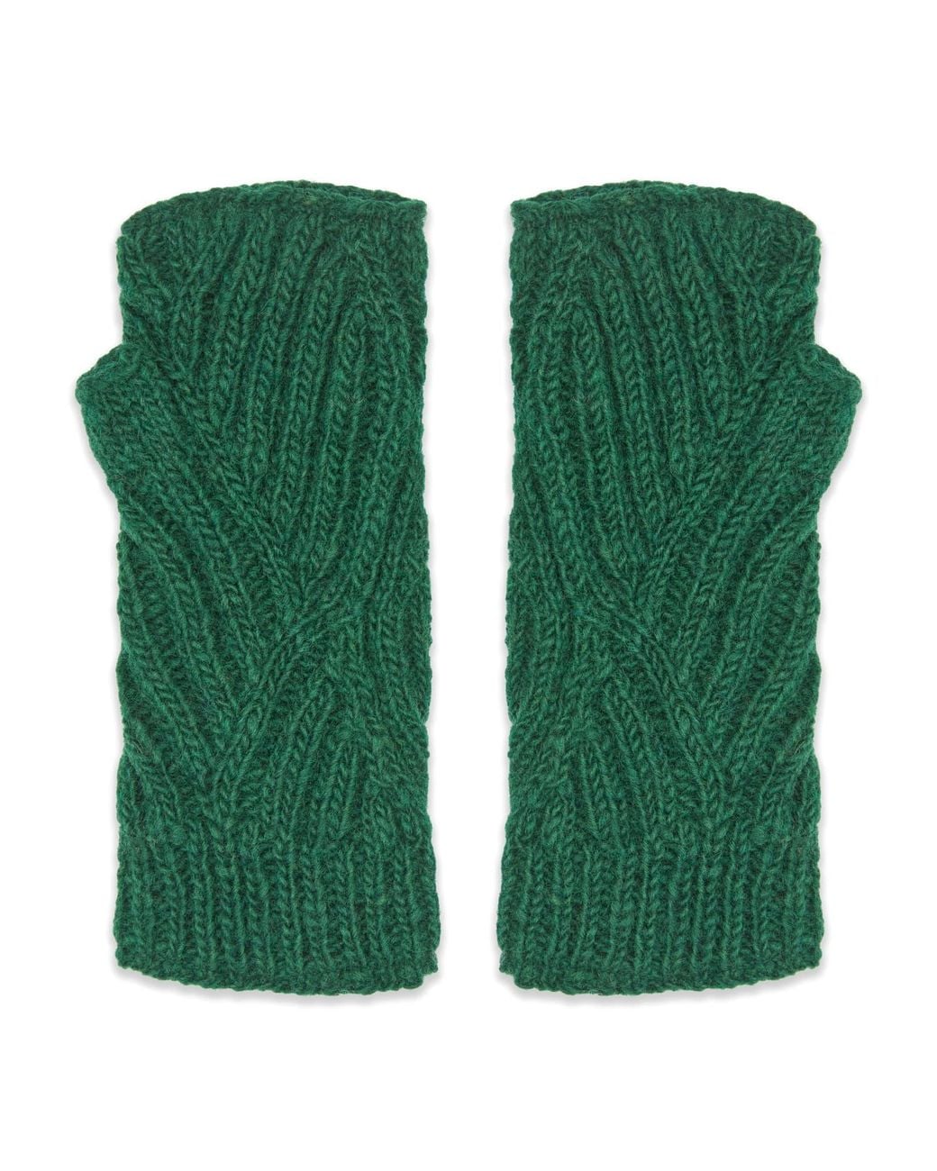 feel good Green Vienna Wool Half Mitten