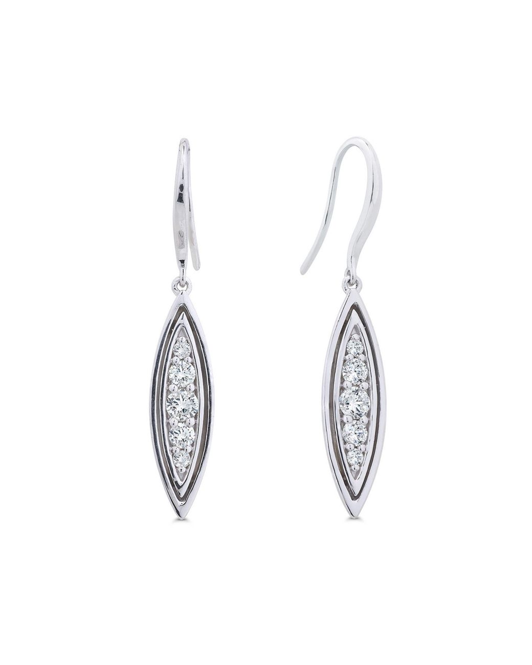 Seed2Stone White Deco Earrings