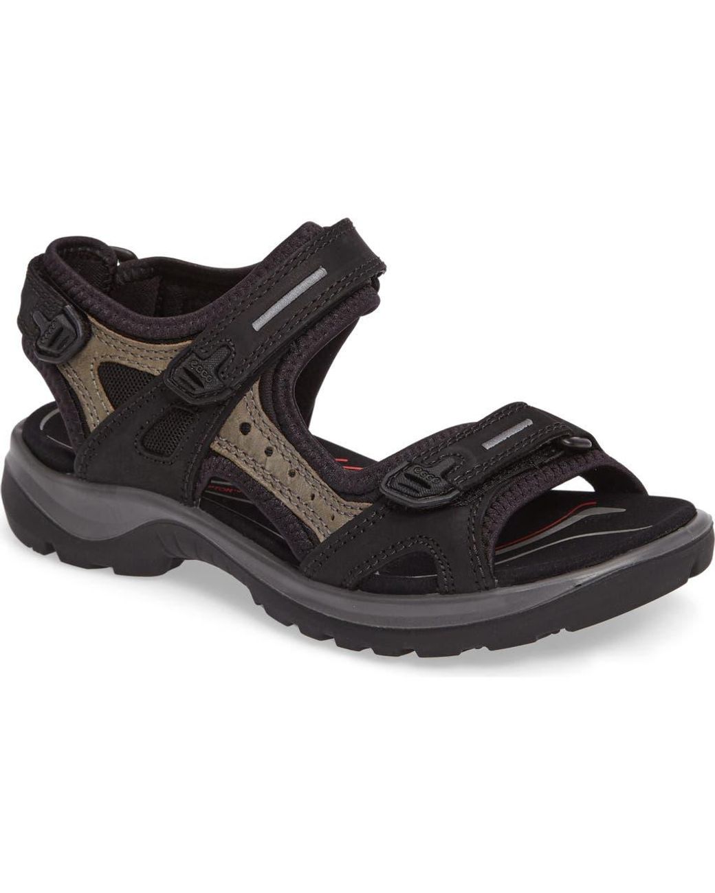 Ecco Black Yucatan Sandal
