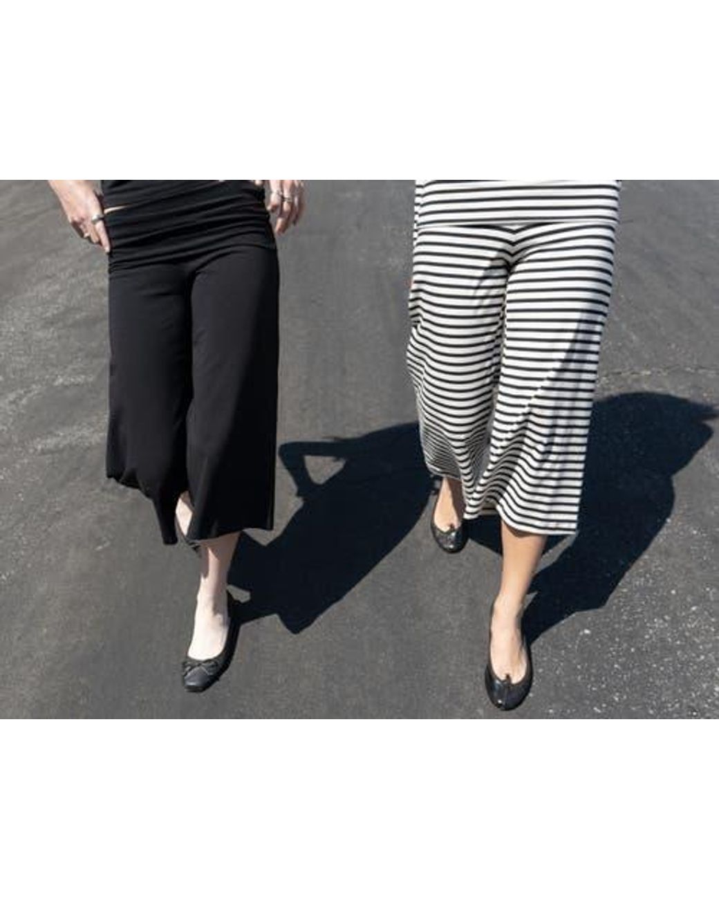 Oddli White Cropped Gaucho