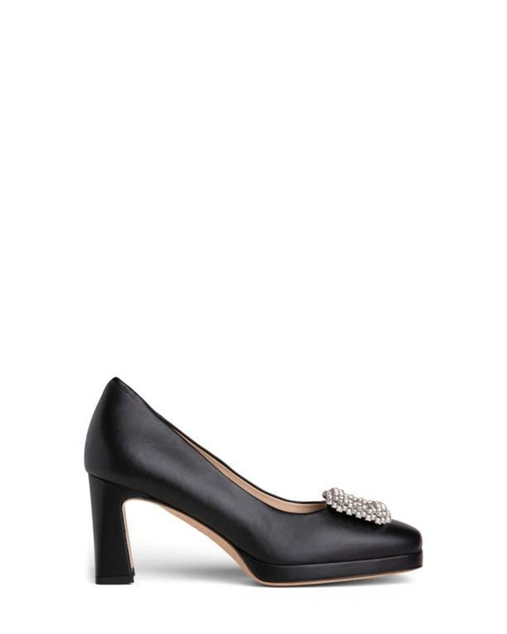 Beautiisoles Black Clementine Platform Pump