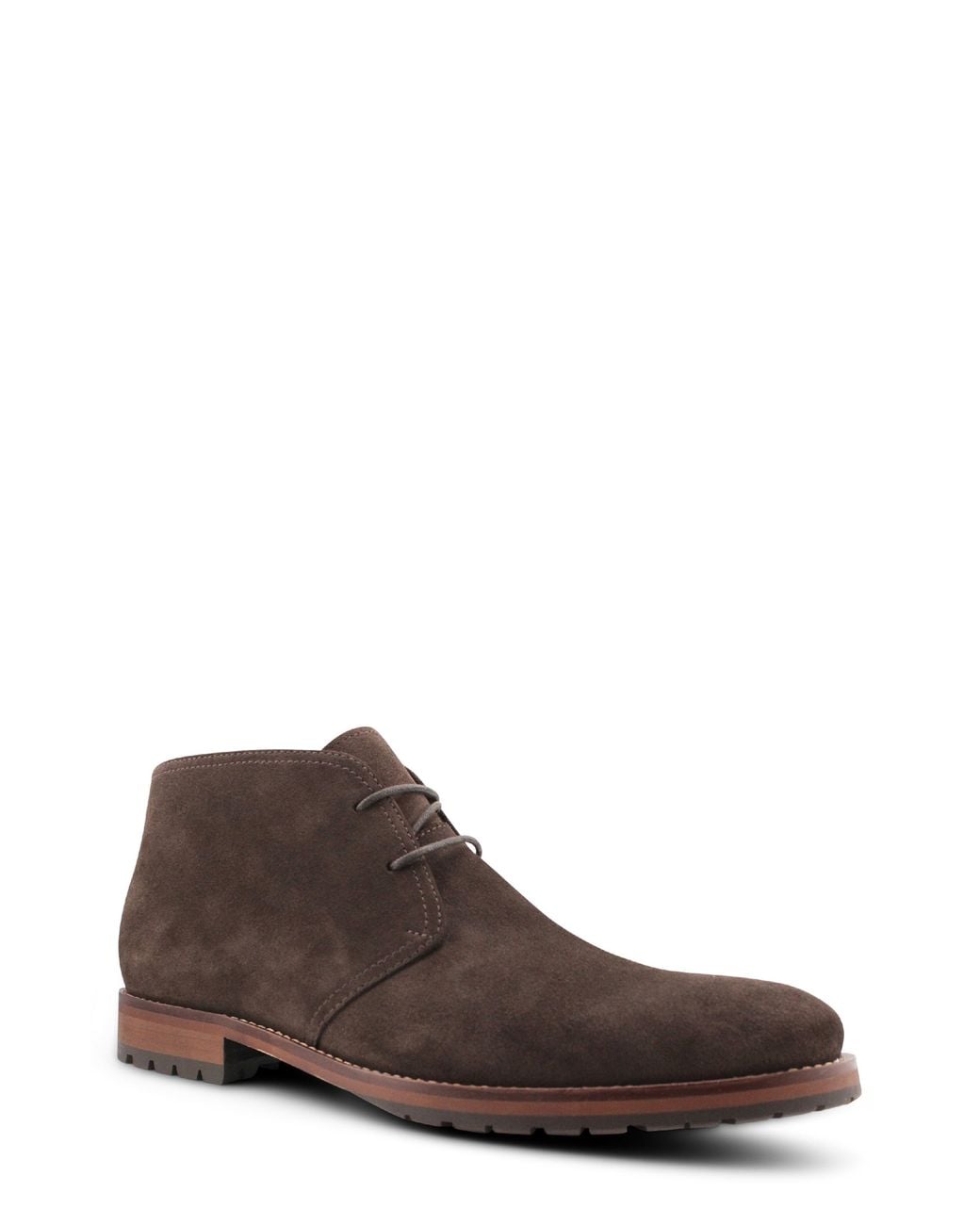 Blake McKay Brown Suede Chukka Lace-Up Boots for men