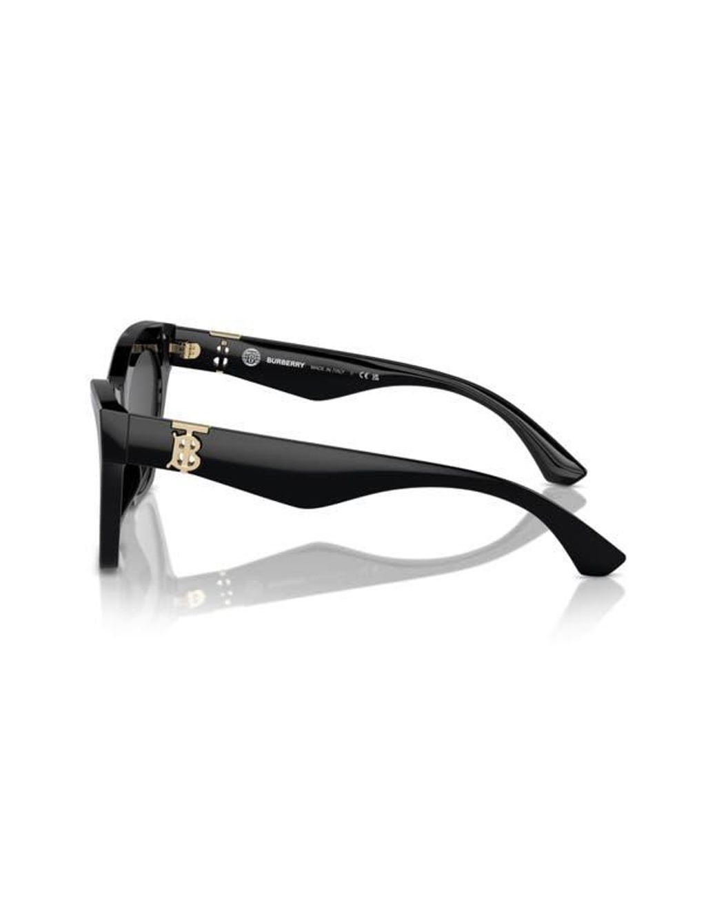 Burberry 55Mm Cat Eye Sunglasses in Black Lyst