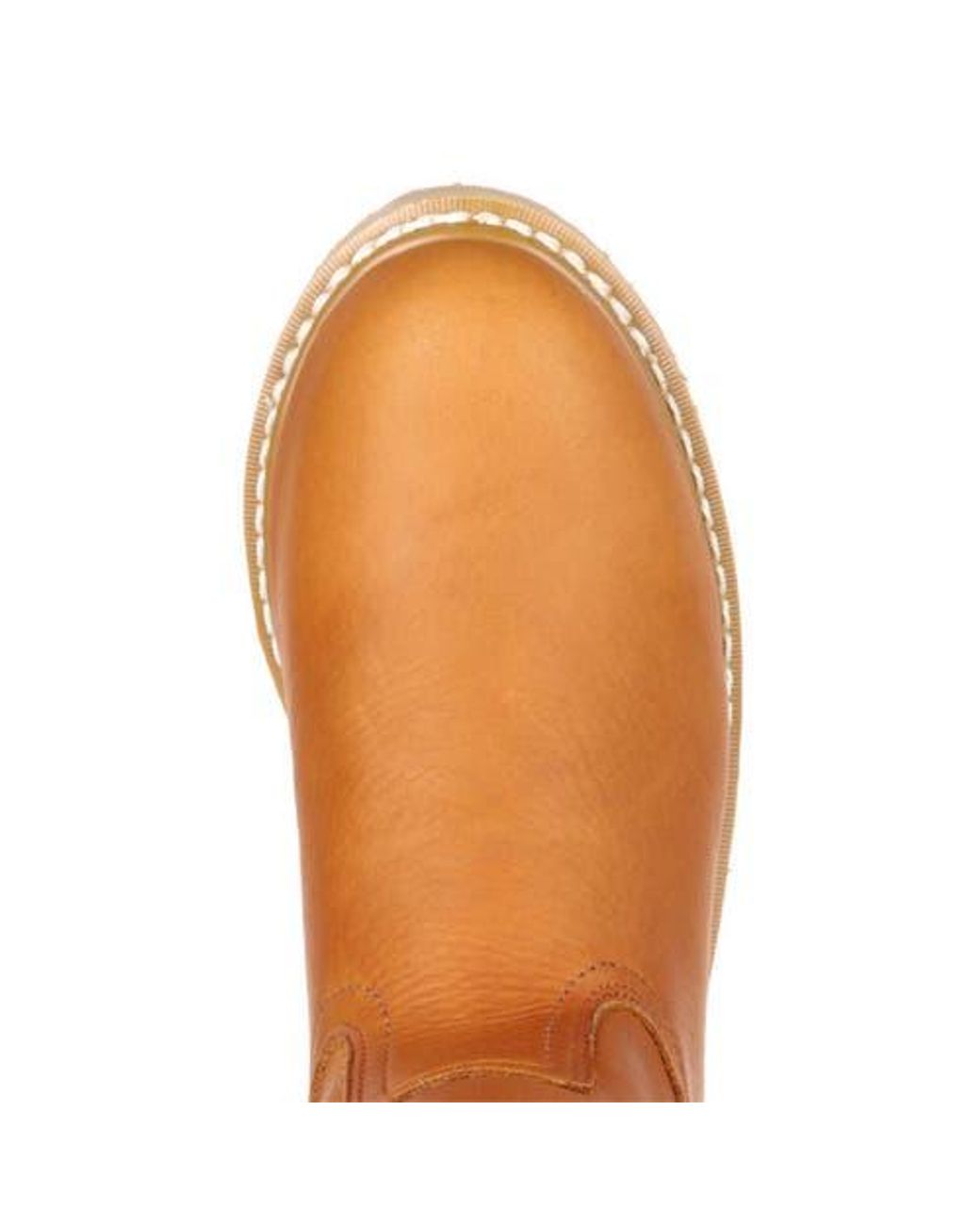 Georgia Boot Brown Wedge Steel Toe Pull On Work Boot for men