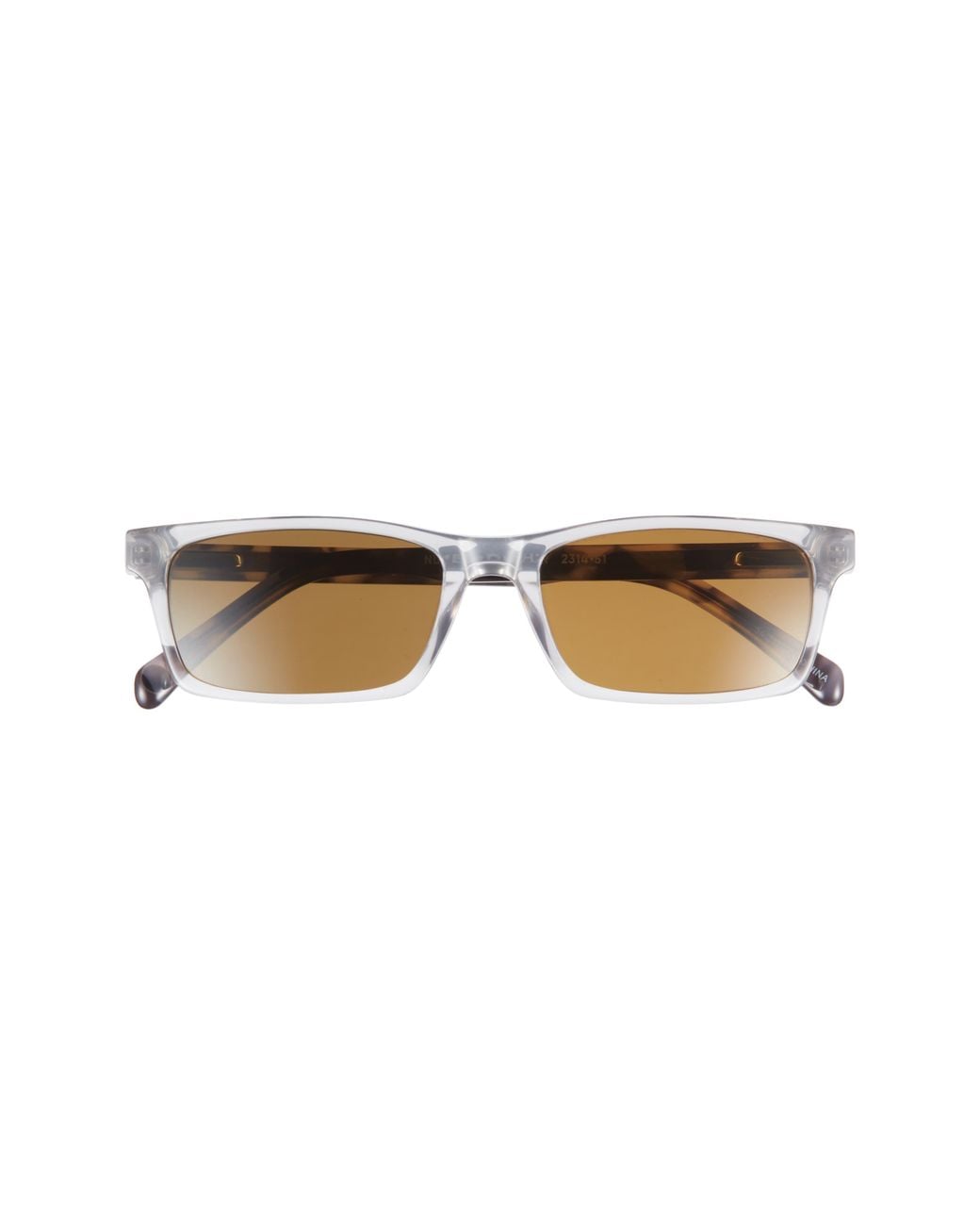 Eyebobs Multicolor Number Cruncher 53Mm Polarized Rectangular Sunglasses