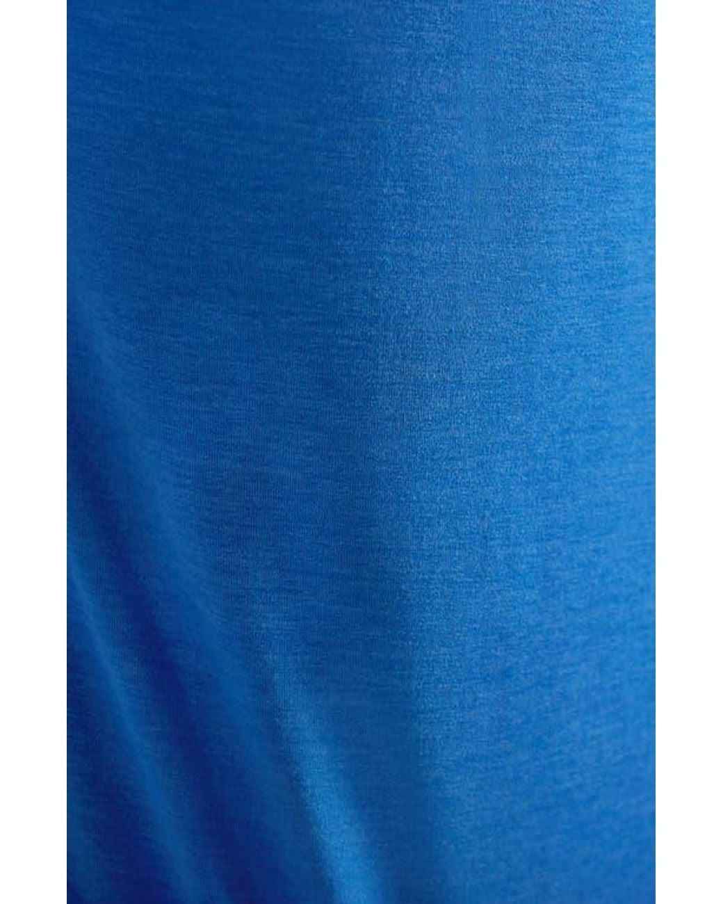 Bugatchi Blue Quarter Zip Pullover for men