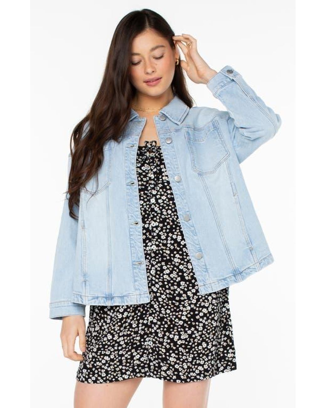 Roxy Blue Beach Babe Denim Jacket