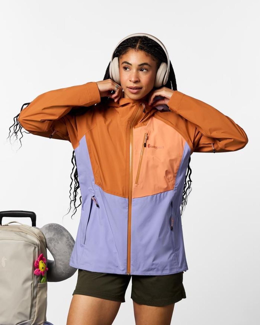 COTOPAXI Blue Impermeo 3L Hooded Shell Jacket