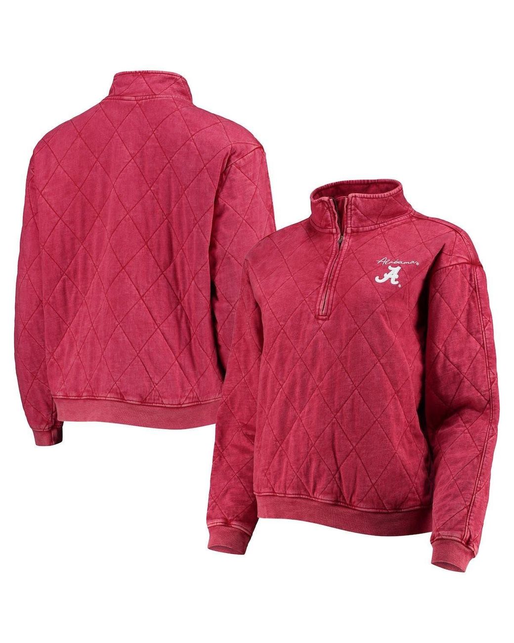 Gameday Couture Alabama Tide Unstoppable Chic Quilted Quarterzip