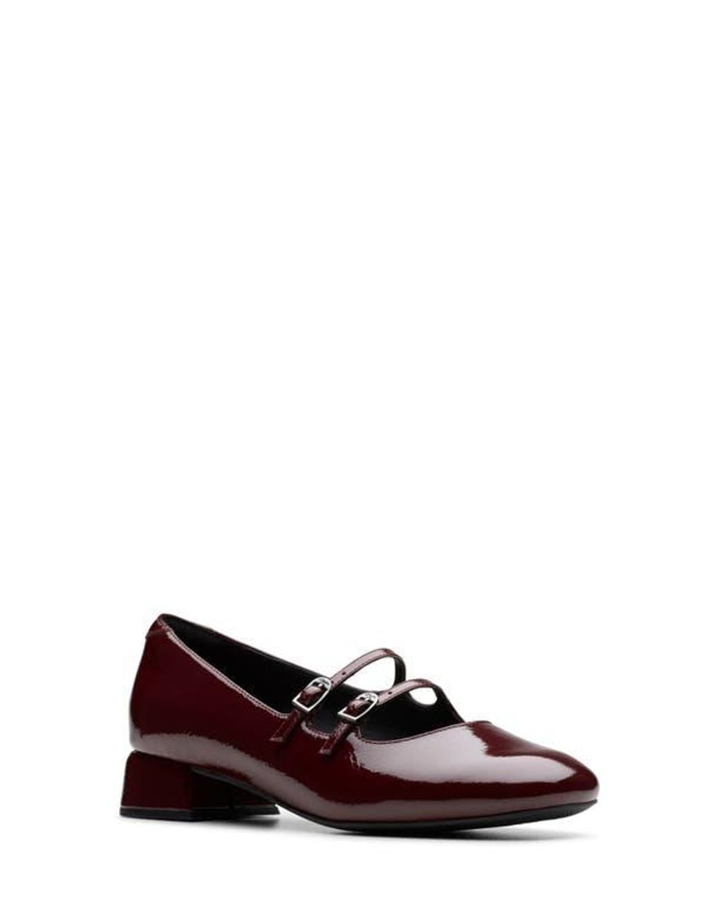 Clarks White Daiss Shine Mary Jane Pump
