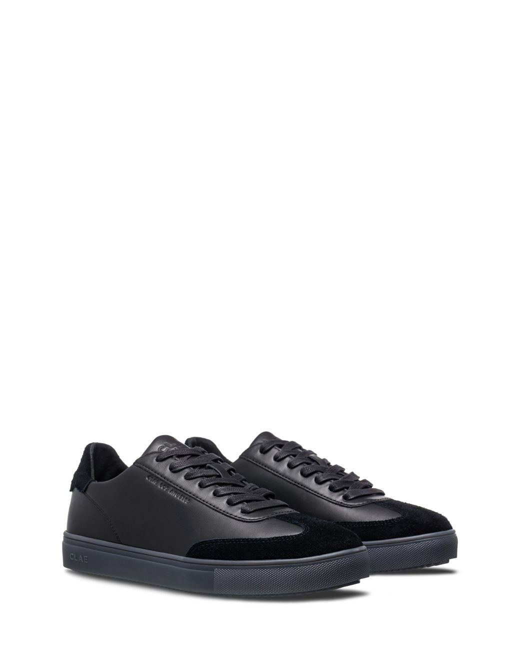 CLAE Black Deane Low Top Leather Sneaker for men