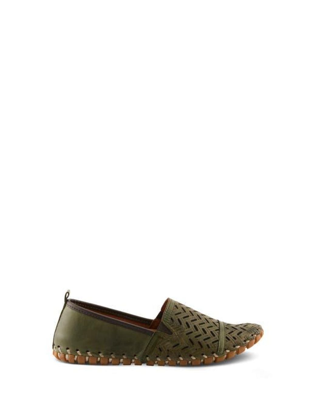 Spring Step Green Kapri Flat