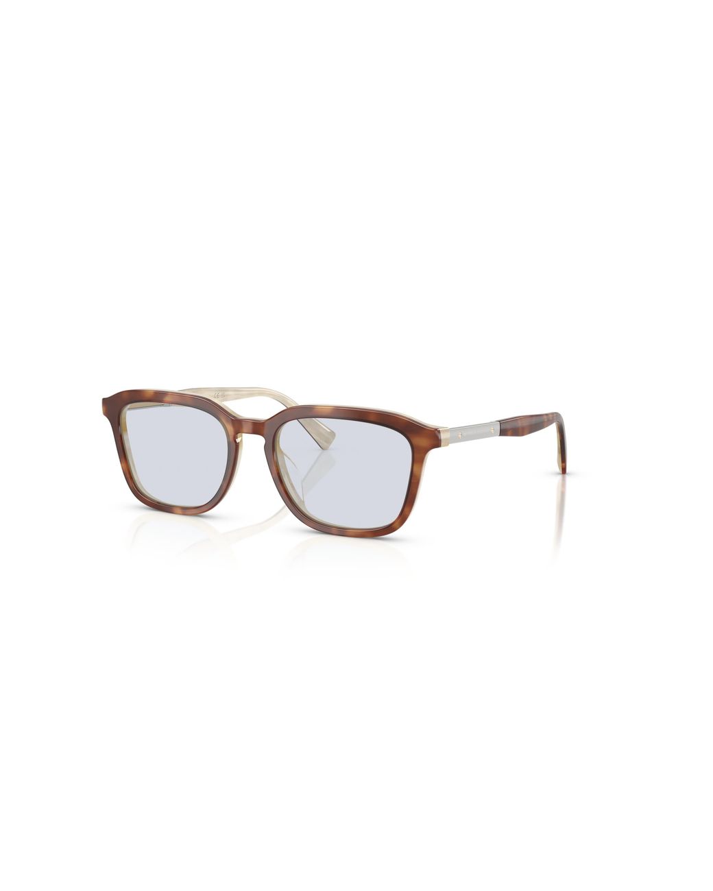 Brunello Cucinelli Brown 53Mm Rectangle Optical Glasses