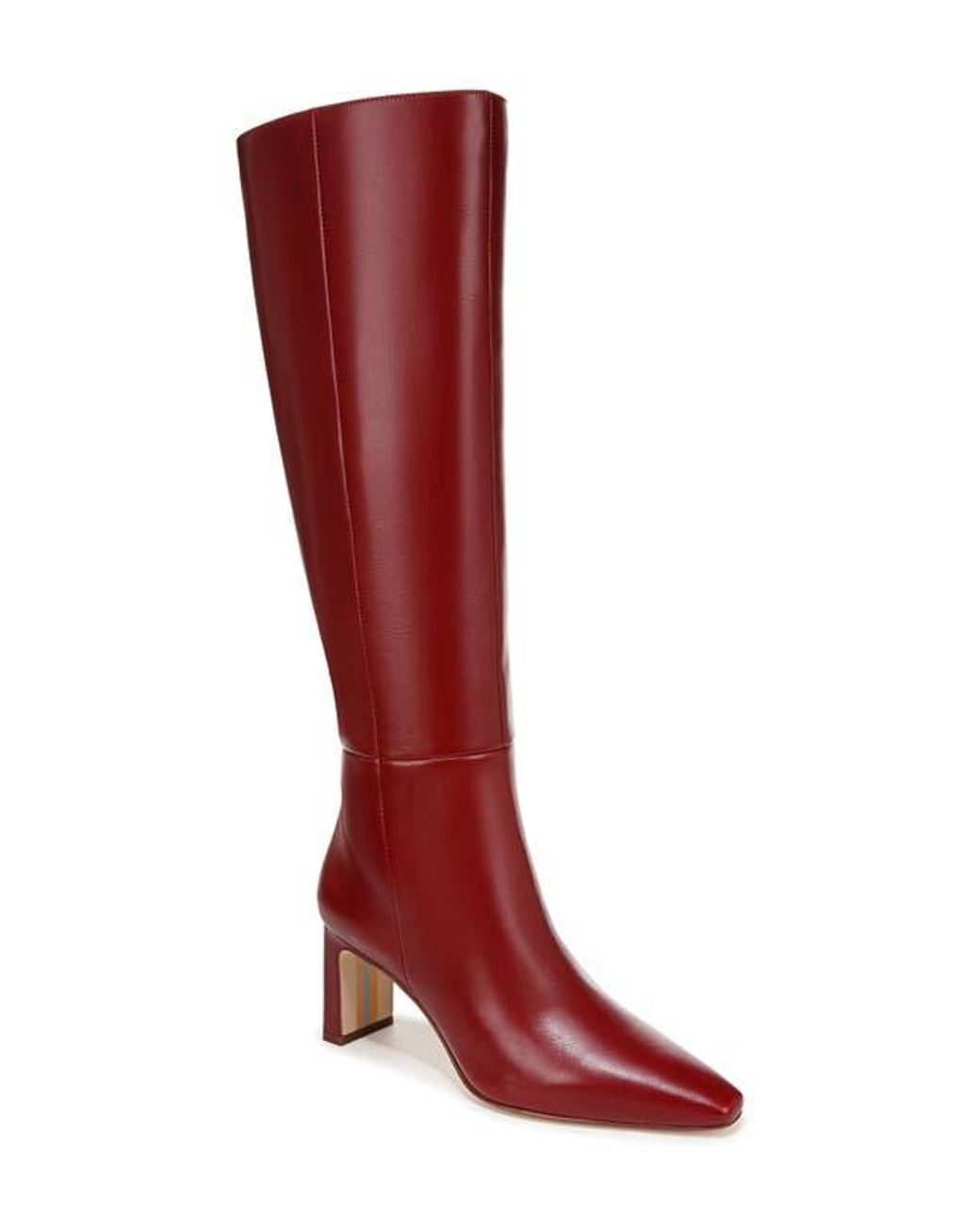 Sam Edelman Sylvia Knee High Boot in Red Lyst