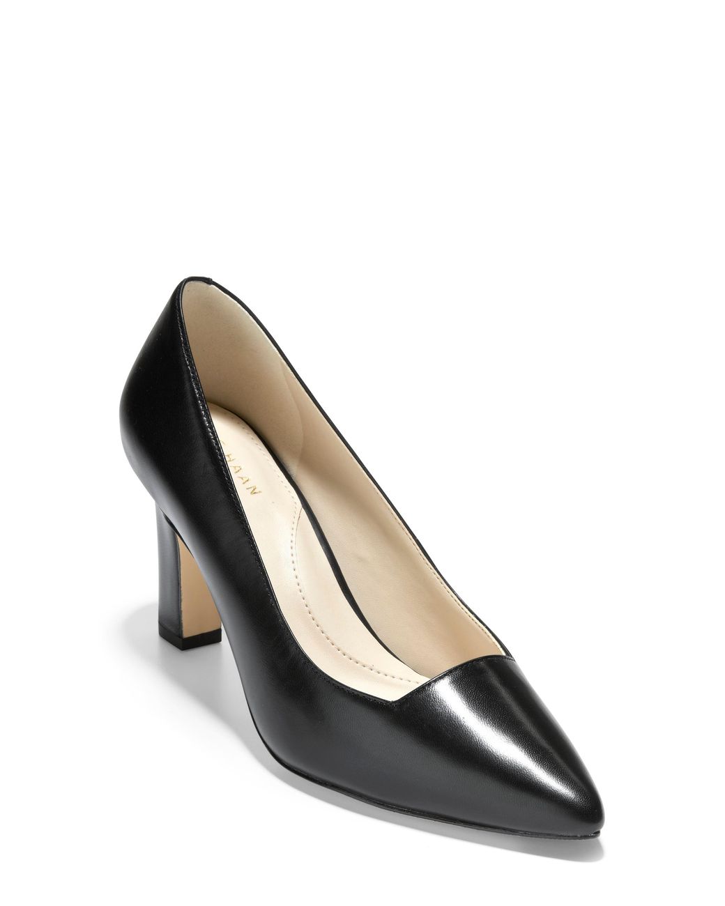 Cole Haan Modern Classics Pump in Black Leather (Black) - Lyst
