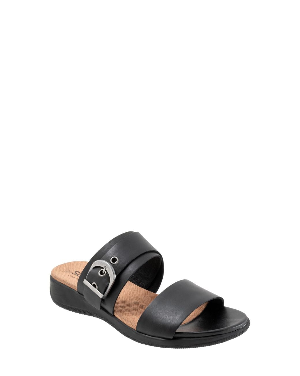 Softwalk® Black Toki Slide Sandal
