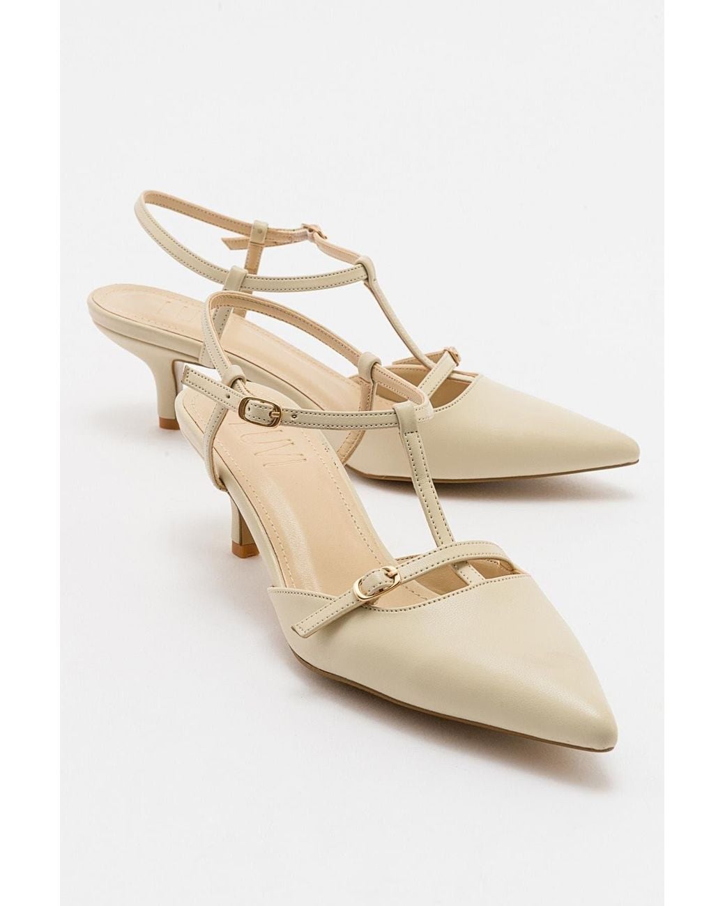 Prologue Shoes Natural Frans Pointed Toe Pump