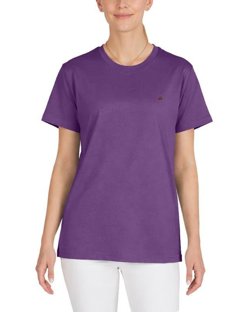 Alix Purple Lil Cherry Jersey Tee