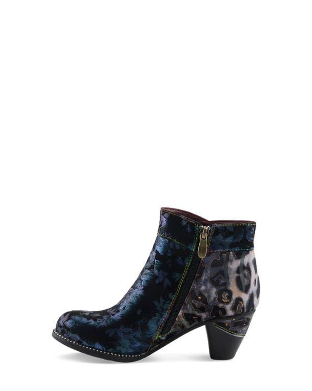 Spring Step Blue Dessalynn Bootie