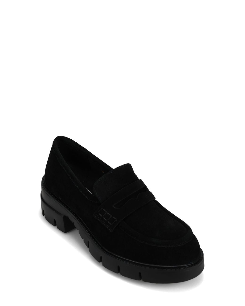 Vaneli Black Nevis Leather Loafer