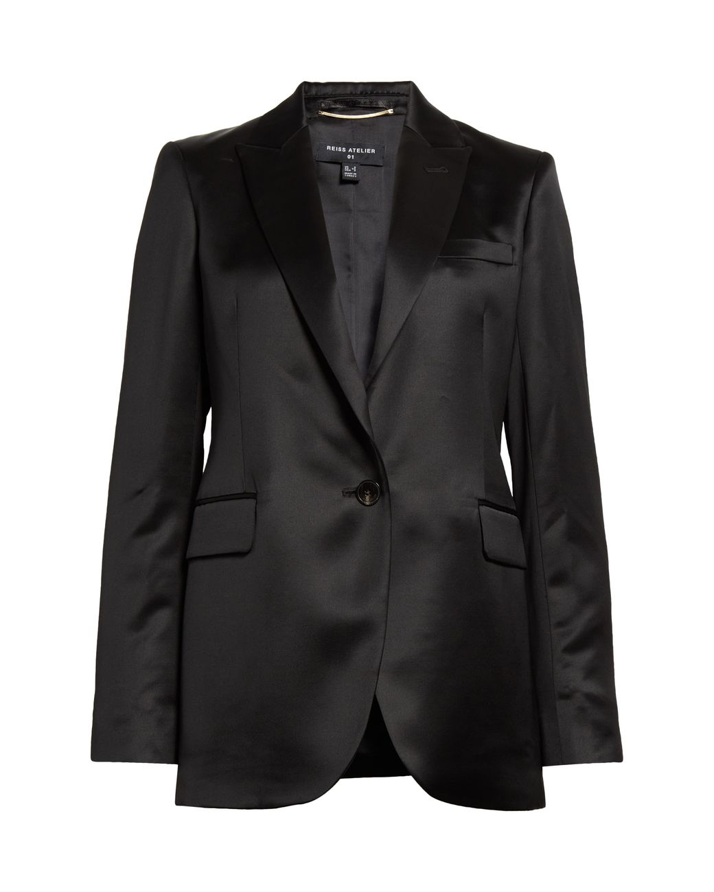Reiss Haisley - Black Single Breasted Suit Blazer, US 0