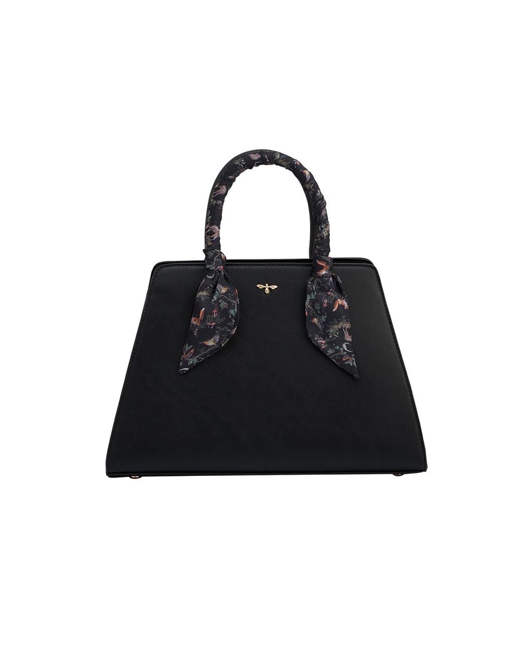Fable England Black Grace Structured Tote